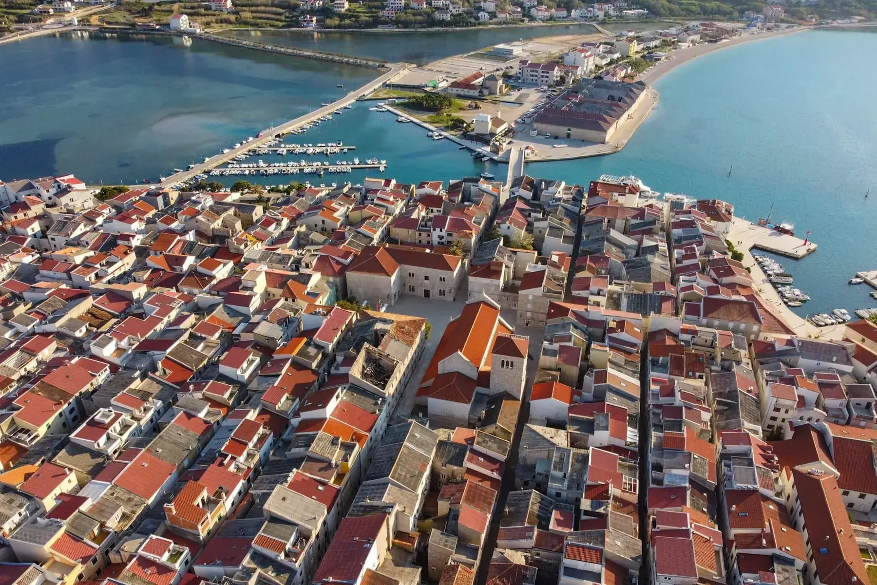 Otok Pag iz zraka