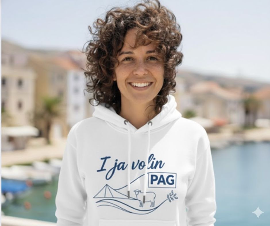 I ja volin Pag — Hoodie (line art)